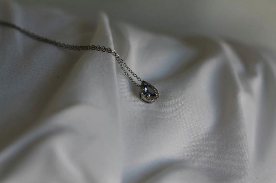 Statement necklace in studio